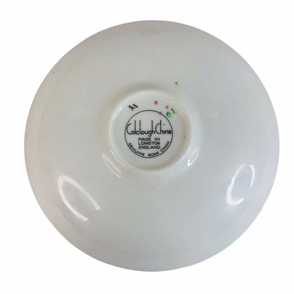 Colclough Tea Cup & Saucer Bone China Pink Flower Gold Trim Victorian England - Picture 12 of 12